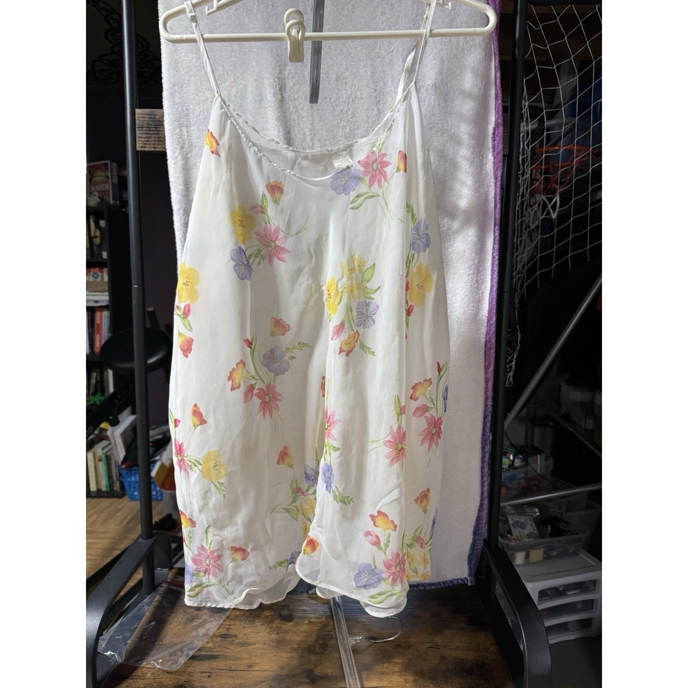 Delicatea Sleep cami 1x White Floral